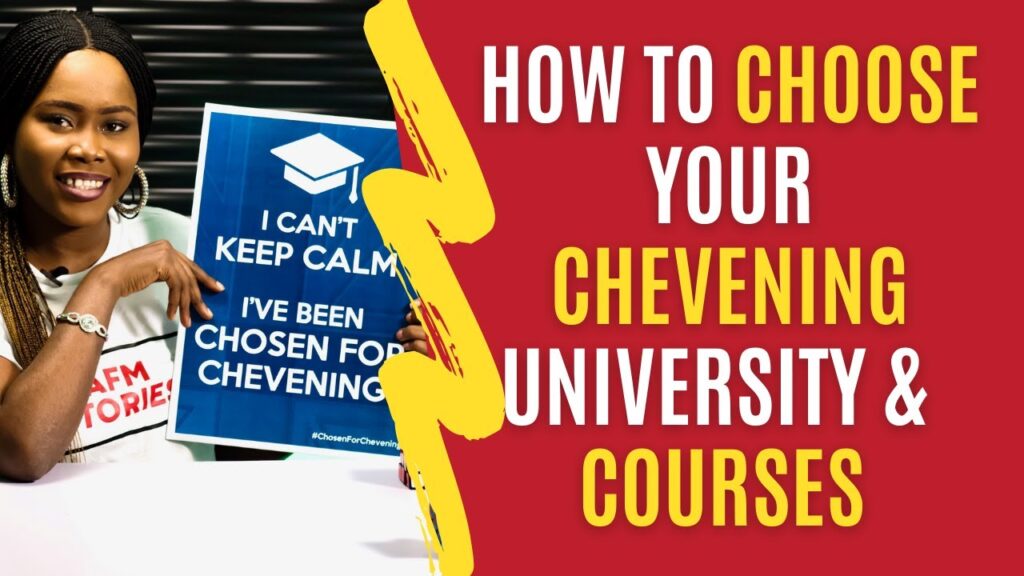 CHEVENING SCHOLARSHIP - How to Choose a Course and University? 